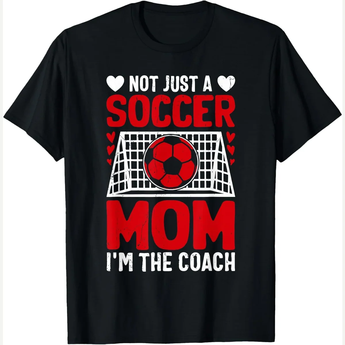 Not Just A I'm The Valentines print by Soccer Coach Mom