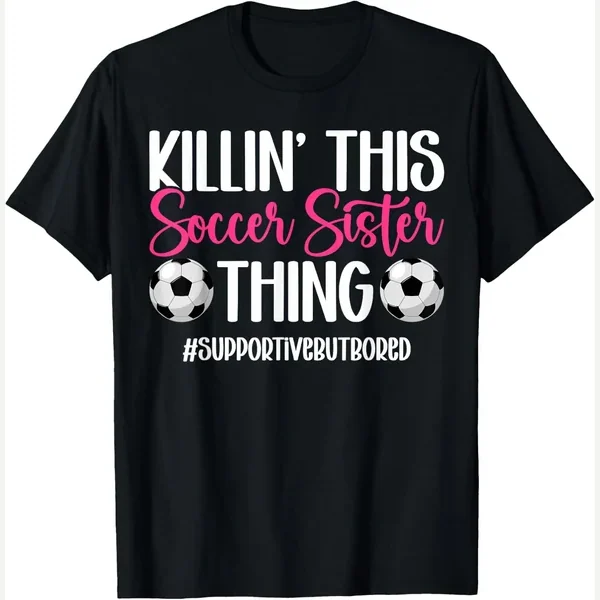 This Thing of A print by Funny Soccer Sis Soccer Player's Sister
