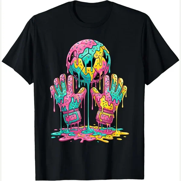 Drip Ice Cream print by Soccer Goalkeeper Drip