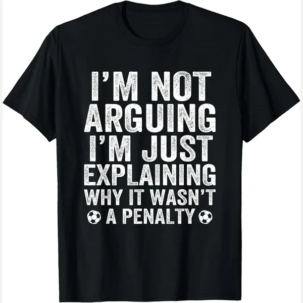 I'm Not Arguing Captain print by Funny Soccer Player And Coach Apparel