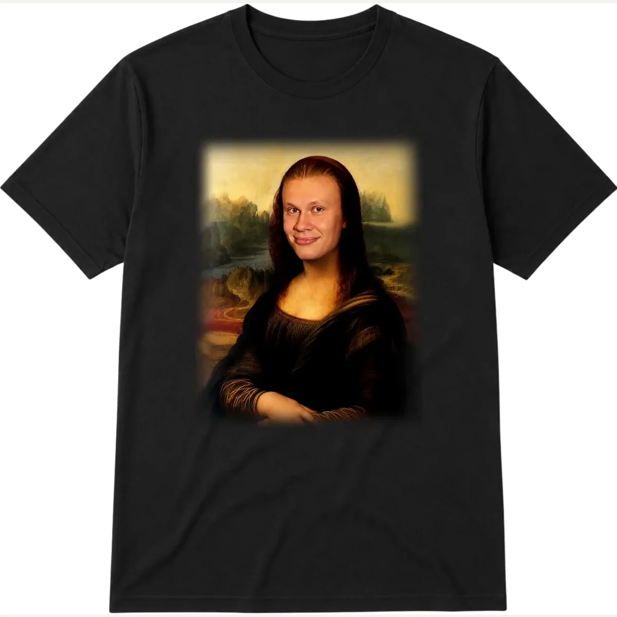 Mona Lisa Meme print by Generic