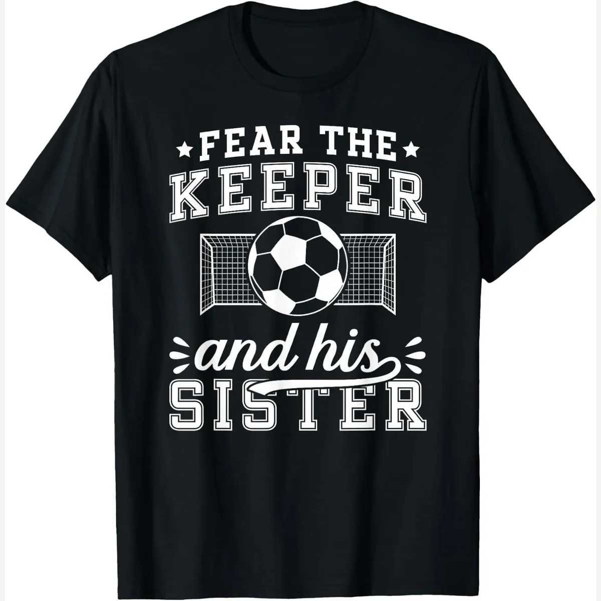 Soccer Keeper Sister Of A Goalie Sis print by Funny Sister Of A Soccer Goalkeeper Sister