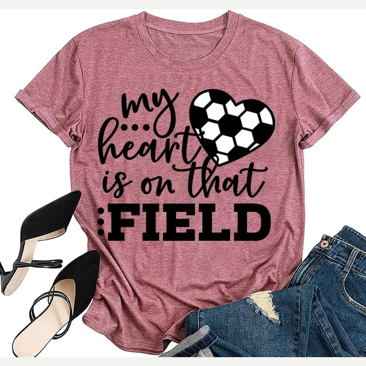 My Heart is on that Field print by YourTops