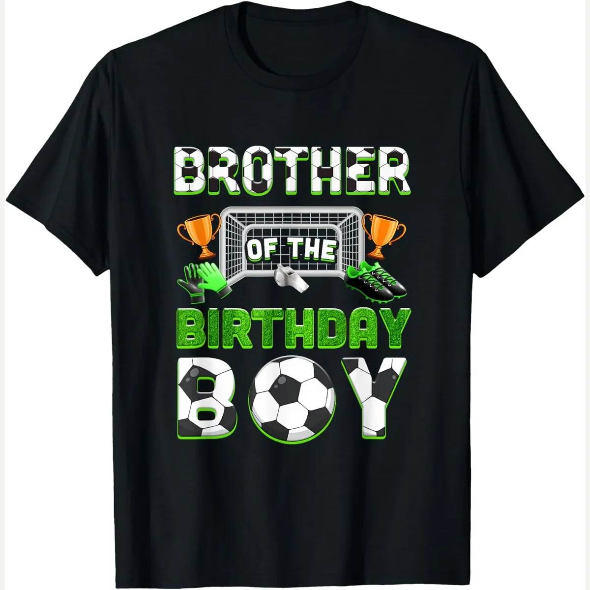 Of The Family Matching Party print by Brother Birthday Boy Soccer Family