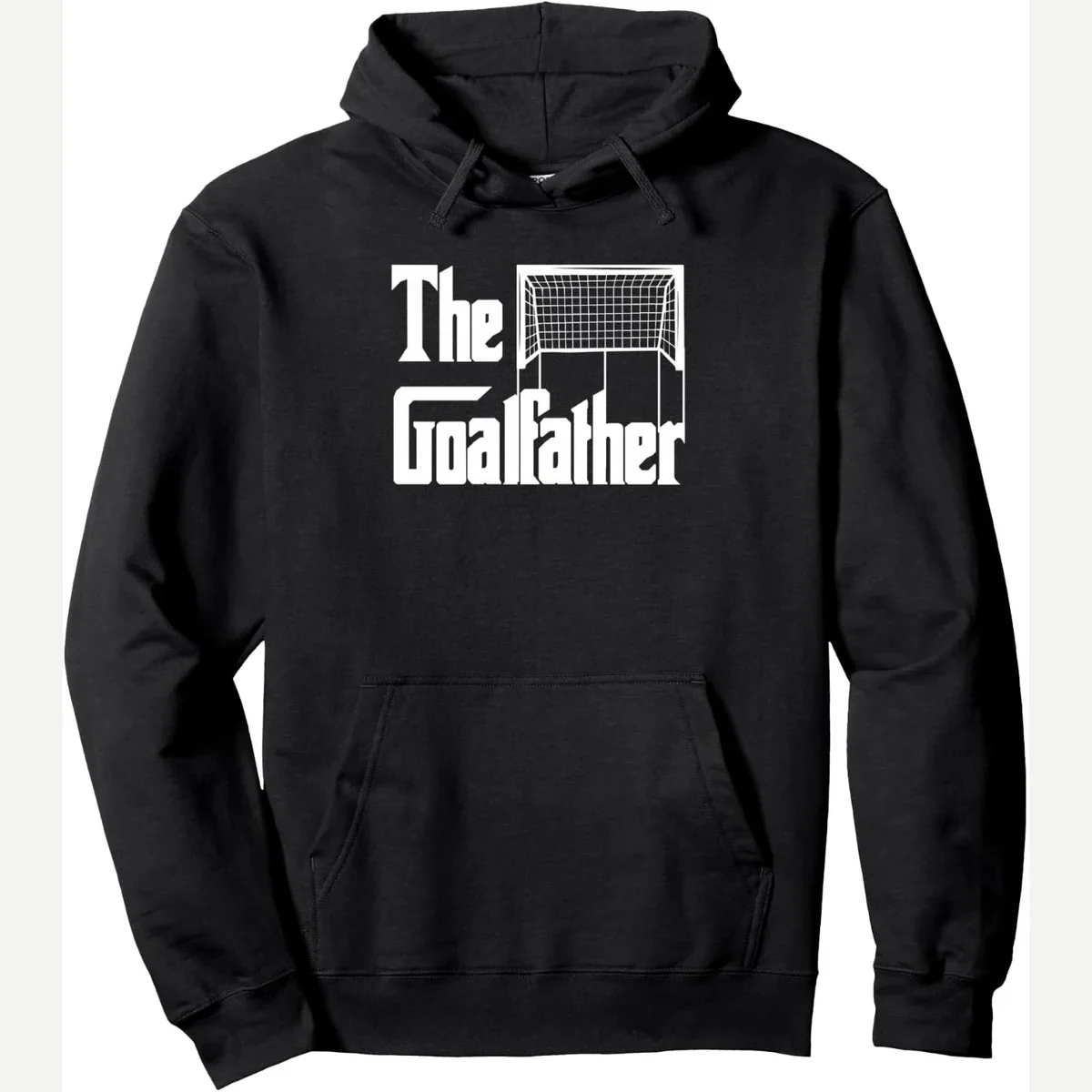 Footballer Pullover Hoodie print by The Goalfather Dad Soccer Goalkeeper Goalie