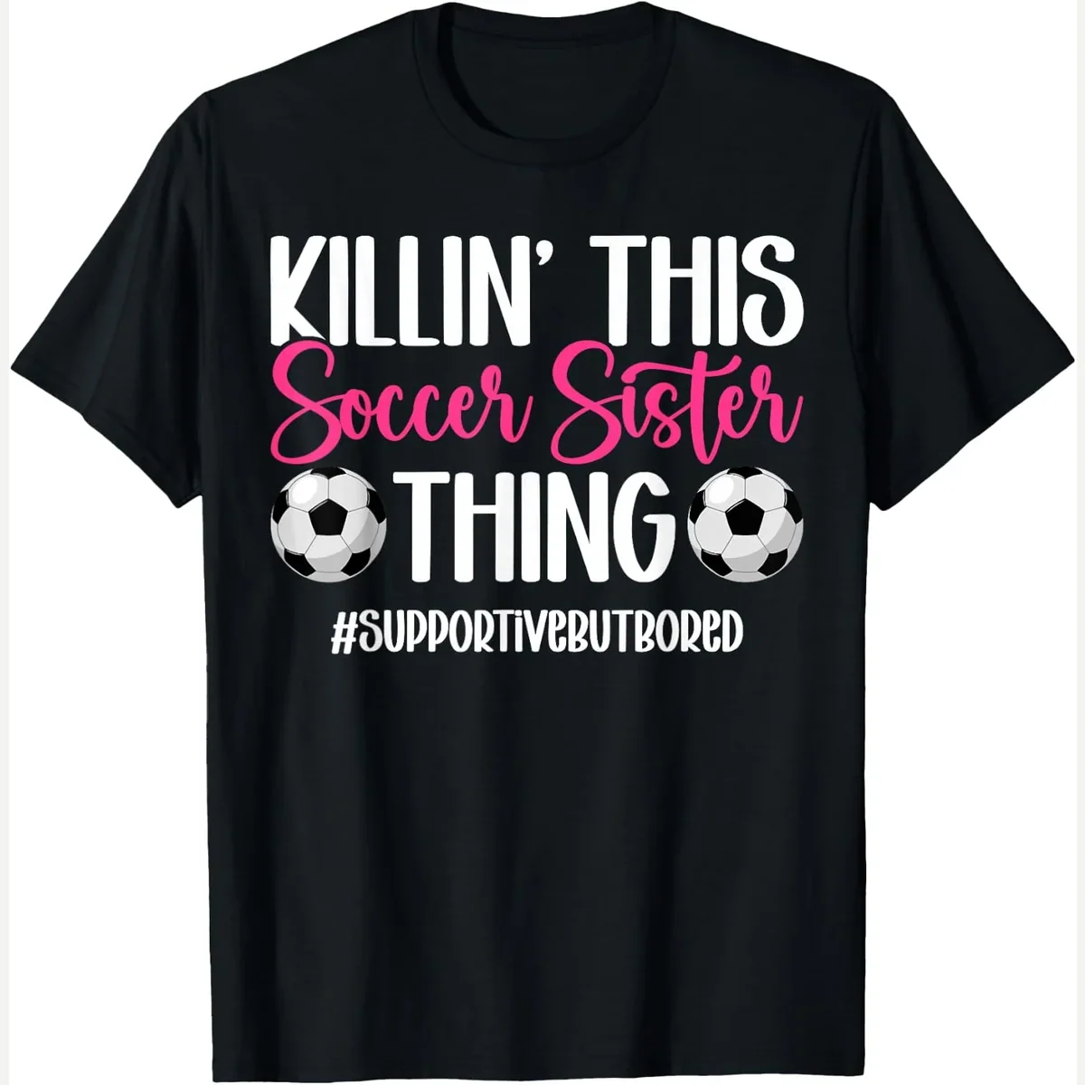 This Thing of A print by Funny Soccer Sis Soccer Player's Sister