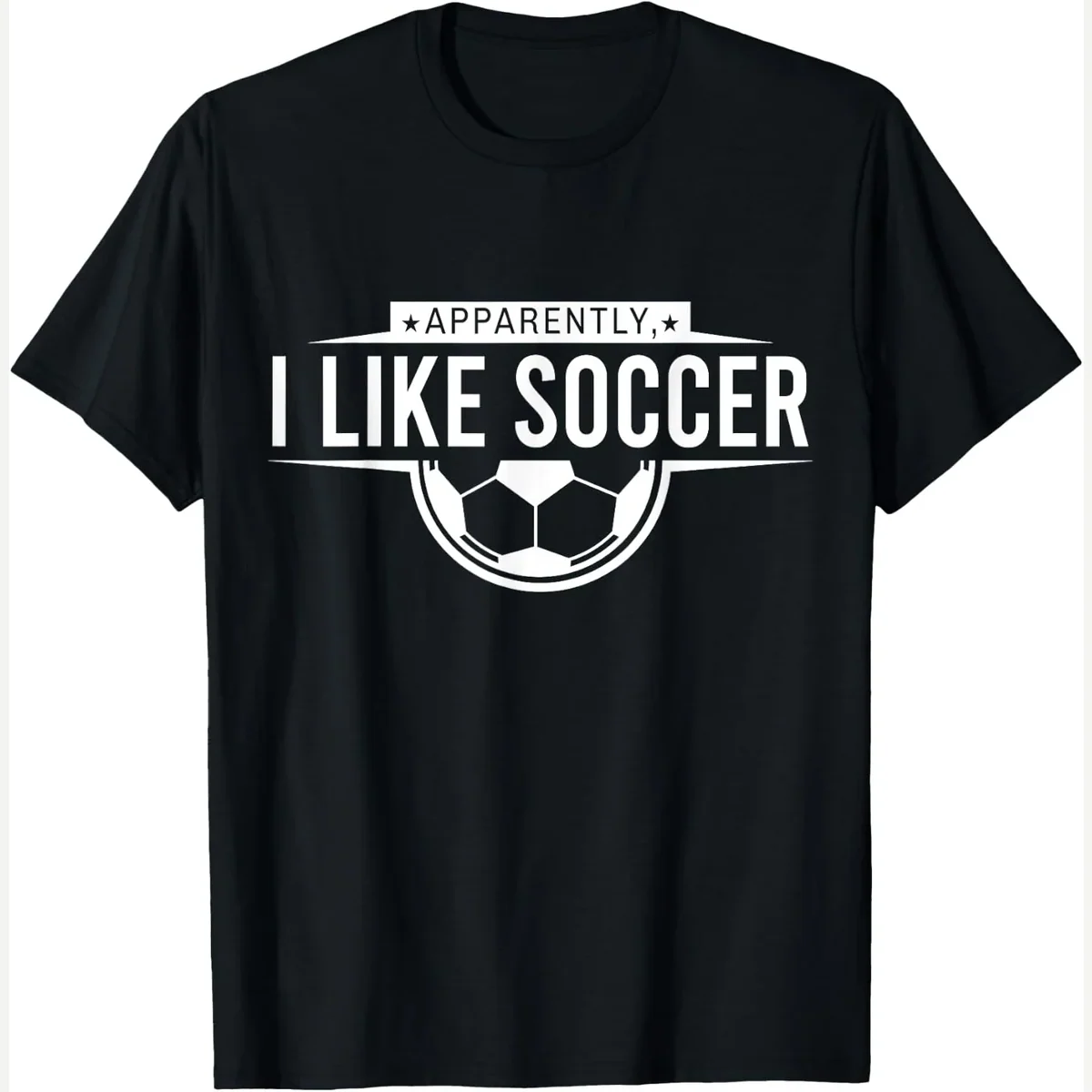 Apparently I Like print by Minimal Soccer Vibes
