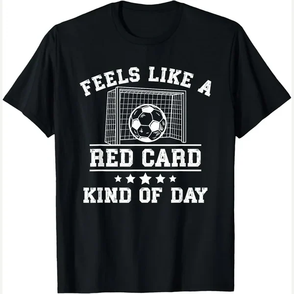 Feels Like a Red Card Kind of Day print by Soccer Humor Game Days Gifts