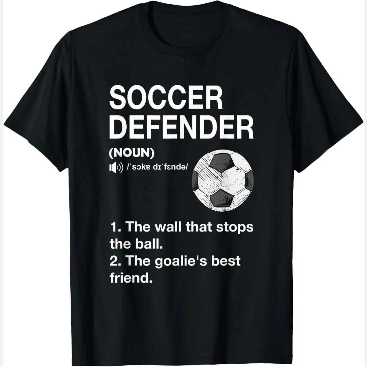 Defender Definition Football print by Funny Soccer Player Gifts