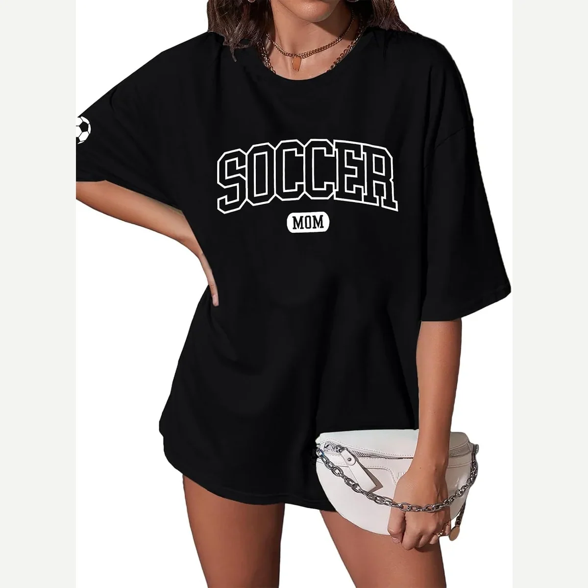 Oversized Soccer Mom print by ASTANFY
