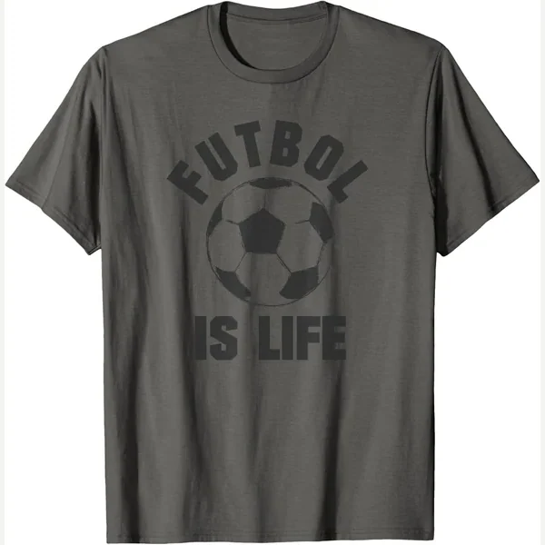 Futbol is Life print by Funny Apparel and Gifts for Humans